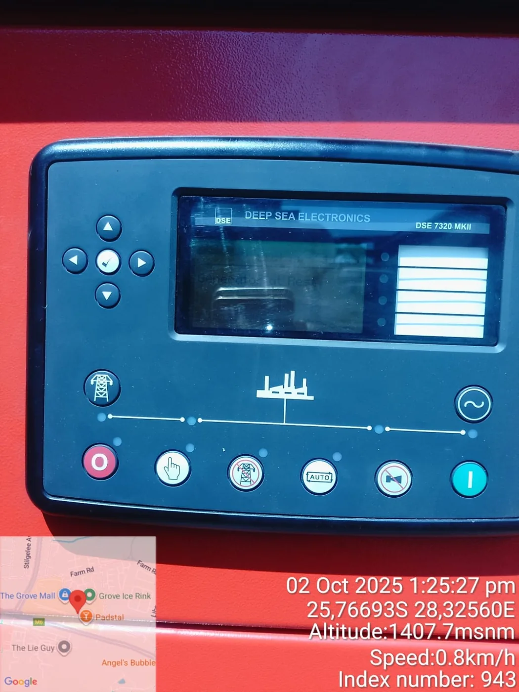 Power control panel